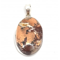 pendentif cuivre natif argent