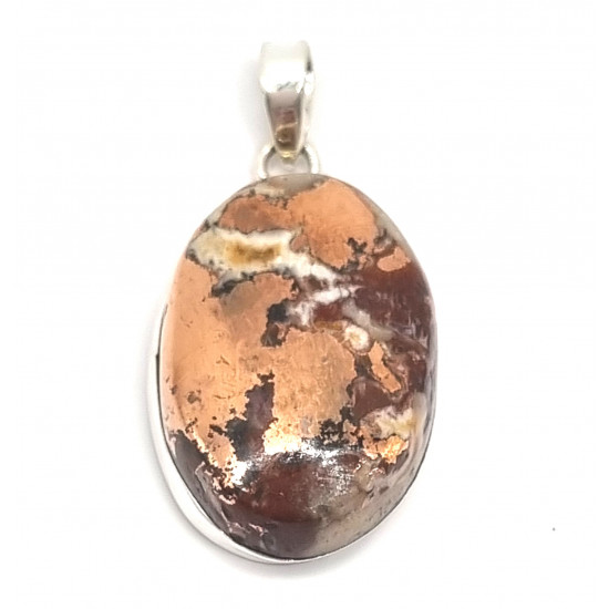 pendentif cuivre natif argent