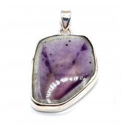 pendant amethyst silver