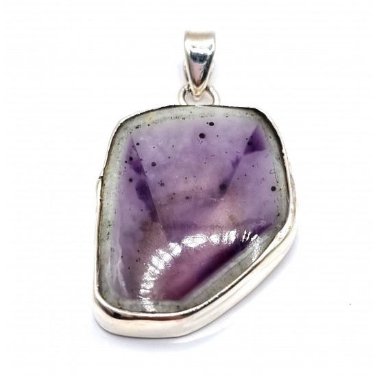 pendant amethyst silver