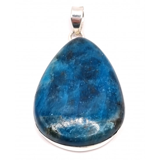 pendant blue apatite silver
