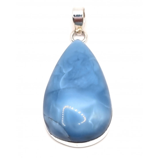 pendentif opale owyhee bleu argent