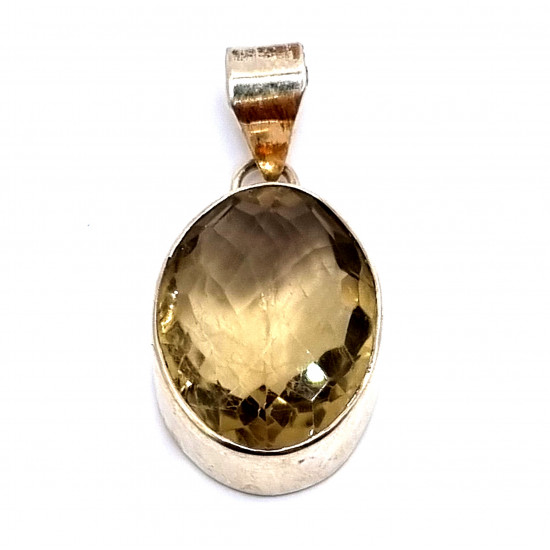 pendant citrine silver