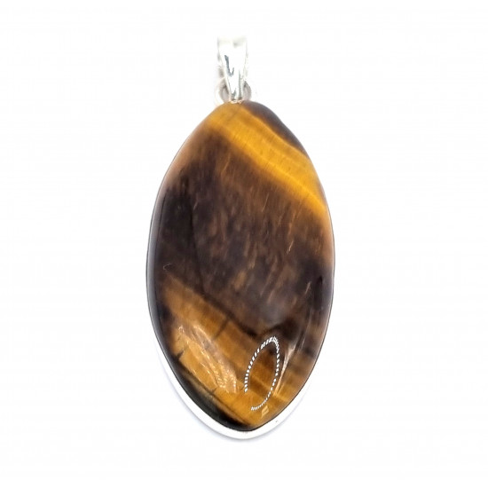 pendant tiger eye silver