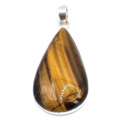 pendant tiger eye silver