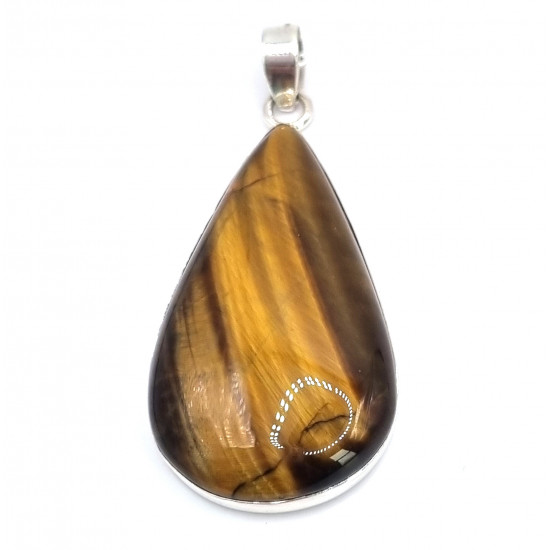 pendant tiger eye silver