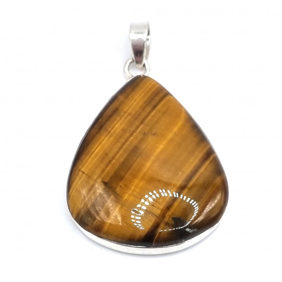 pendant tiger eye silver