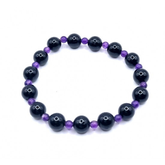 Tourmaline And Amethyst Bracelet Tourmaline And Amethyst Bracelet