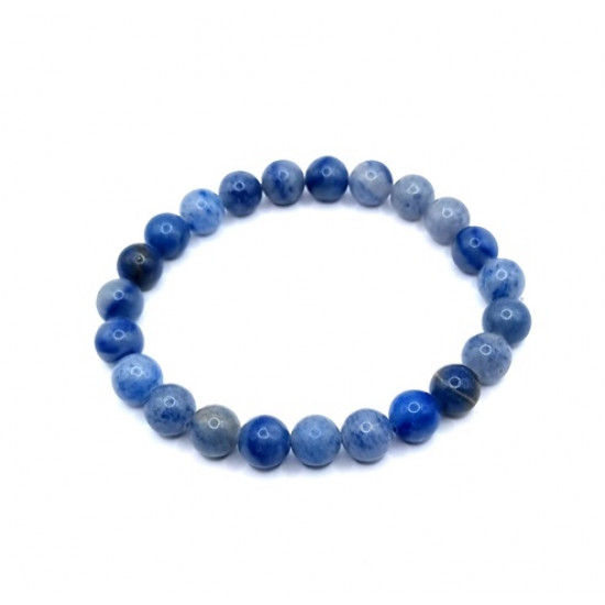 bracelet aventurine bleu 8mm bracelet aventurine bleu 8mm