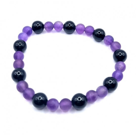 Tourmaline And Amethyst Bracelet Tourmaline And Amethyst Bracelet