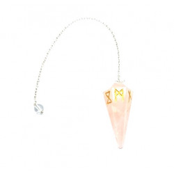 pendulum rose quartz runes