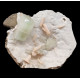 green apophyllite on stilbite and morderite