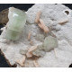 green apophyllite on stilbite and morderite