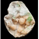 green apophyllite on stilbite and morderite