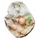 green apophyllite on stilbite and morderite