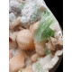 green apophyllite on stilbite and morderite