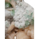 green apophyllite on stilbite and morderite