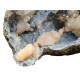 geode apophyllite and stilbite on chalcedony