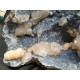 geode apophyllite and stilbite on chalcedony