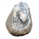 geode apophyllite and stilbite on chalcedony