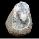 geode apophyllite and stilbite on chalcedony
