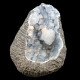 geode apophyllite and stilbite on chalcedony