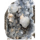 geode apophyllite and stilbite on chalcedony