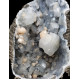 geode apophyllite and stilbite on chalcedony
