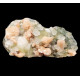yellow apophyllite with stilbite and chalcedony