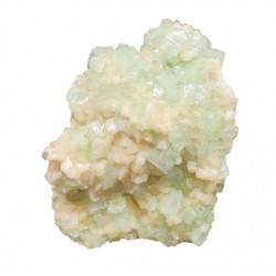 apophyllite verte sur stilbite