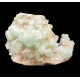 green apophyllite on stilbite and scolecite