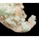 green apophyllite on stilbite and scolecite