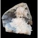Mesolite with chalcedony
