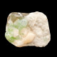 green apophyllite on stilbite and morderite