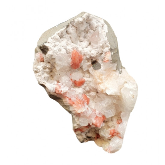 heulandite on morderite, stilbite and apophyllite