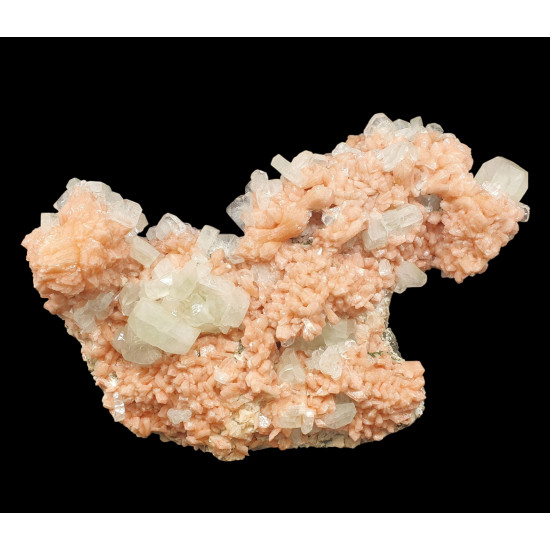 apophyllite on stilbite