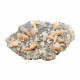 apophyllite and stilbite on chalcedony