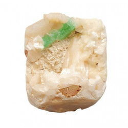 apophyllite verte sur stilbite