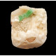 green apophyllite on stilbite