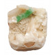 green apophyllite on stilbite