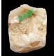 green apophyllite on stilbite