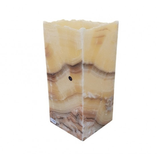 onyx lamp square 28 cm