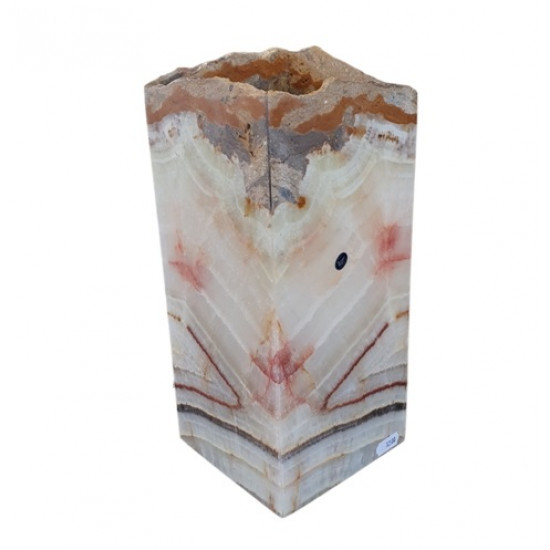 onyx lamp square 28 cm