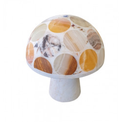 onyx lamp mushroom 16 cm