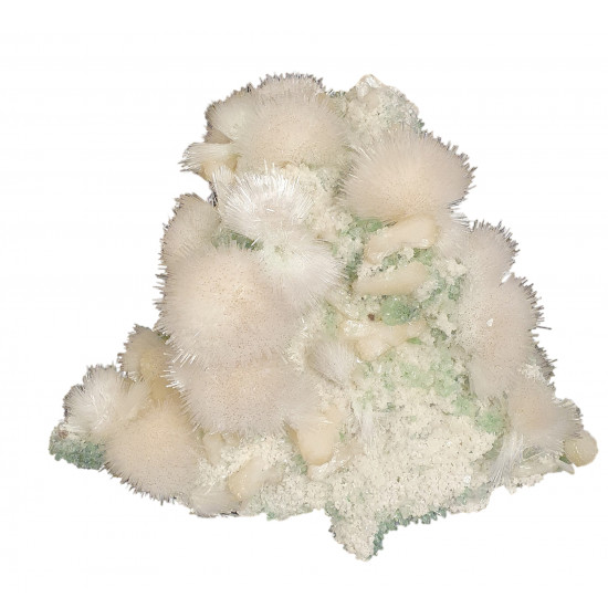 Mesolite, stilbite, apophyllite, morderite