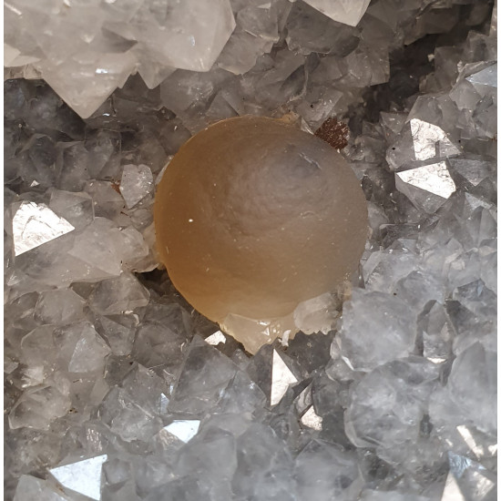 fluorite ball in amethyst