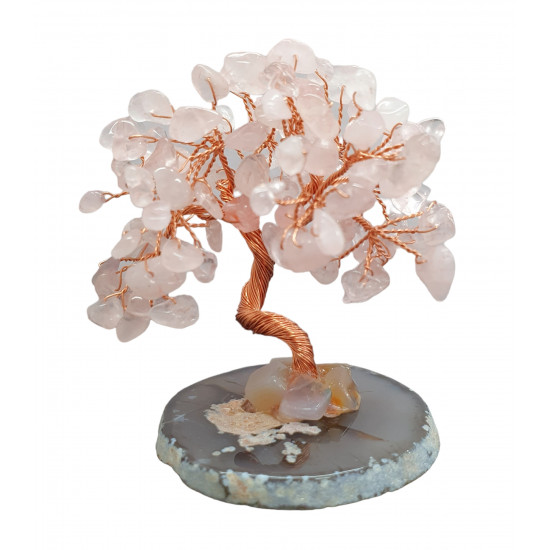 tree rose quartz 11 cm