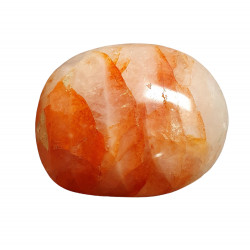 palm stone red hematoid quartz