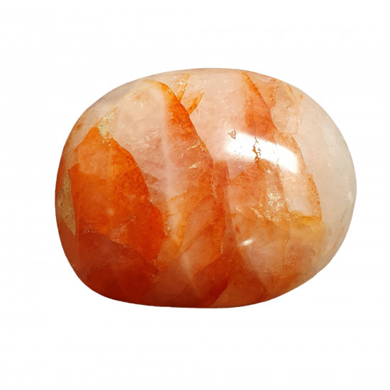 palm stone red hematoid quartz