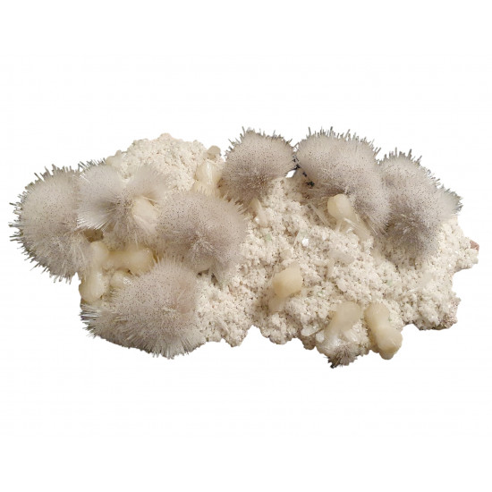 Mesolite, stilbite, apophyllite, morderite